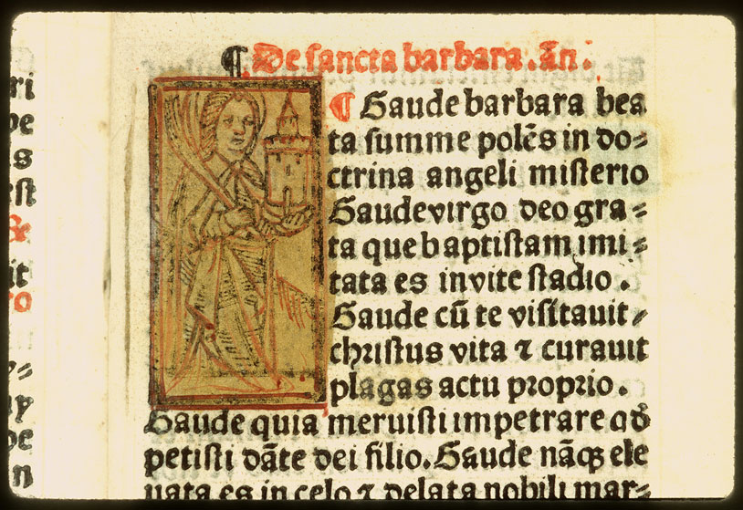 Heures - Sainte Barbe