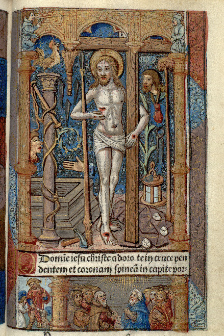 Heures à l'usage de Paris - Christ souffrant et instruments de la Passion