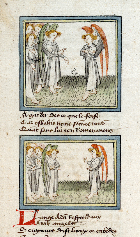 Pèlerinage de Jésus-Christ - Ange d'Adam interrogé par les anges (L')