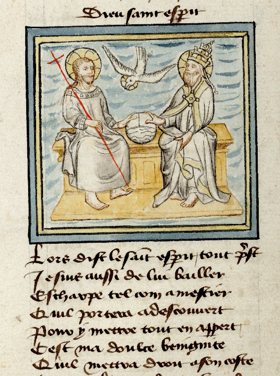 Pèlerinage de Jésus-Christ - Saint-Esprit s'adressant au Fils