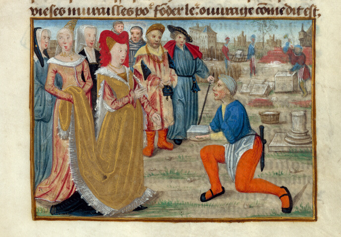 Chroniques de Hainaut - Jeanne de Constantinople et la construction du couvent franciscain