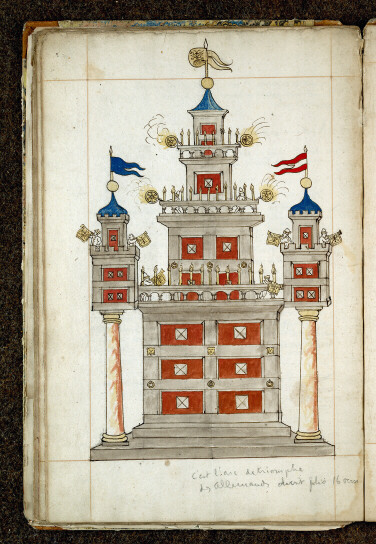 Triomphe d'Anvers lors du chapitre de la Toison d'or de 1556 - Triomphe des Allemands