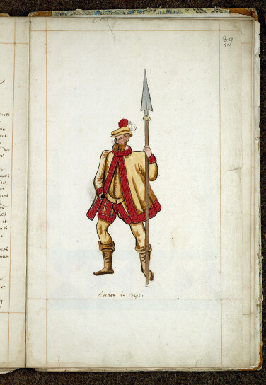 Triomphe d'Anvers lors du chapitre de la Toison d'or de 1556 - Archer de corps