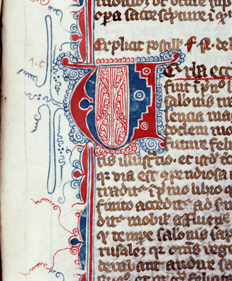 Postilla in Bibliam - Initiale filigranée