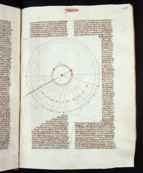 Postilla in Bibliam - Cadran solaire d'Achaz_1