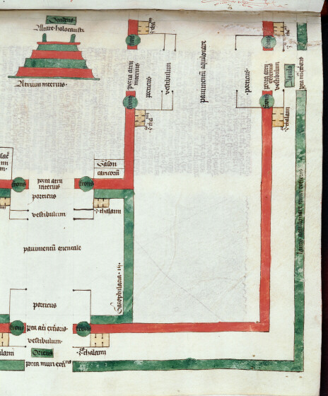 Postilla in Bibliam - Plan des annexes des portes du Temple_2