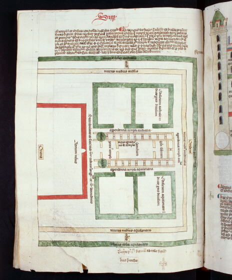 Postilla in Bibliam - Plan du Temple