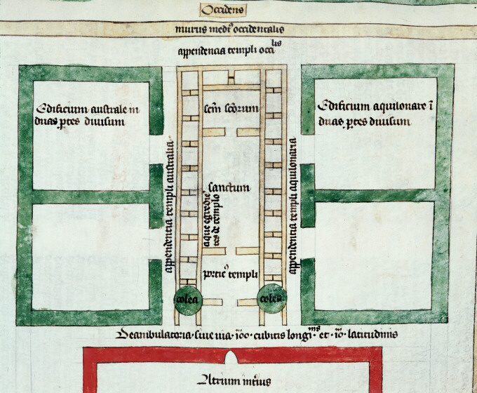 Postilla in Bibliam - Plan du Temple_1