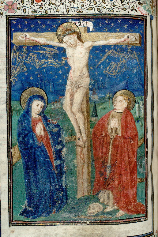 Missel - Christ en croix entre Marie et Jean