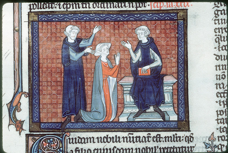 Decretum - Femme mariée par tromperie et son véritable fiancé demandant justice