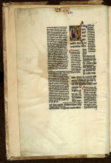 Bible glosée (partie de) - Dieu parlant à Josué_1