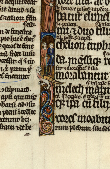 Bible glosée (partie de) - Elimélek et sa famille en voyage_2