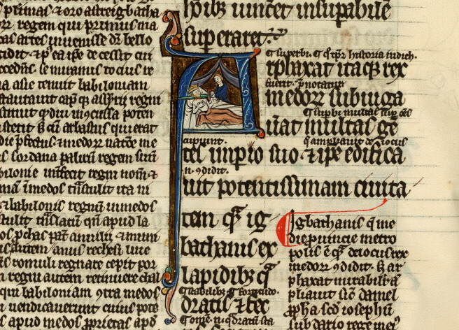Bible glosée (partie de) - Judith et Holopherne
