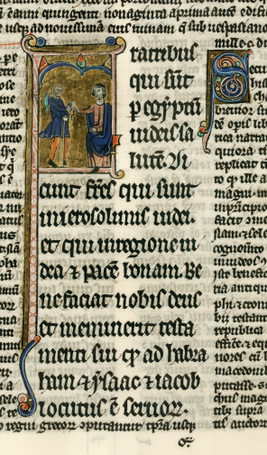 Bible glosée (partie de) - Envoi d'une lettre aux frères d'Egypte