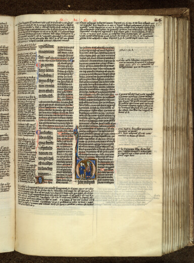 Bible glosée (partie de) - David et l'insensé_1