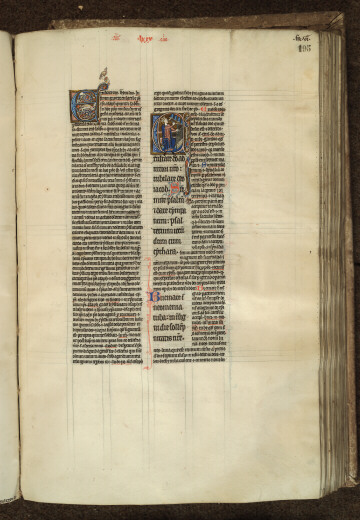 Bible glosée (partie de) - David jouant des clochettes_1