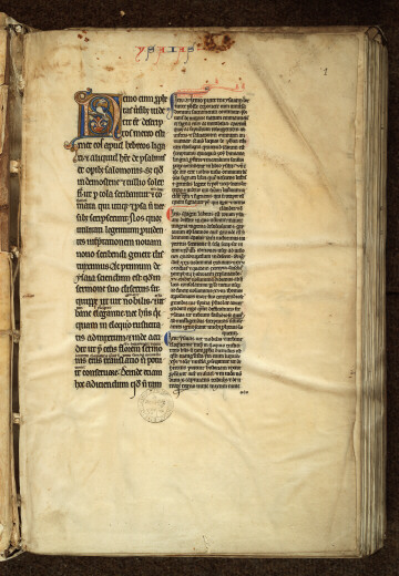 Bible glosée (partie de) - Hybride zoomorphe_1