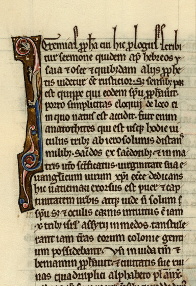 Bible glosée (partie de) - Hybride zoomorphe
