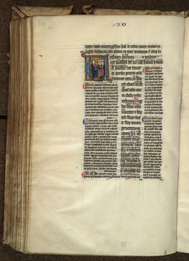 Bible glosée (partie de) - Joël s'adressant au peuple_1