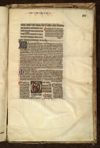 Bible glosée (partie de) - Dieu et Malachie (à préciser)_1