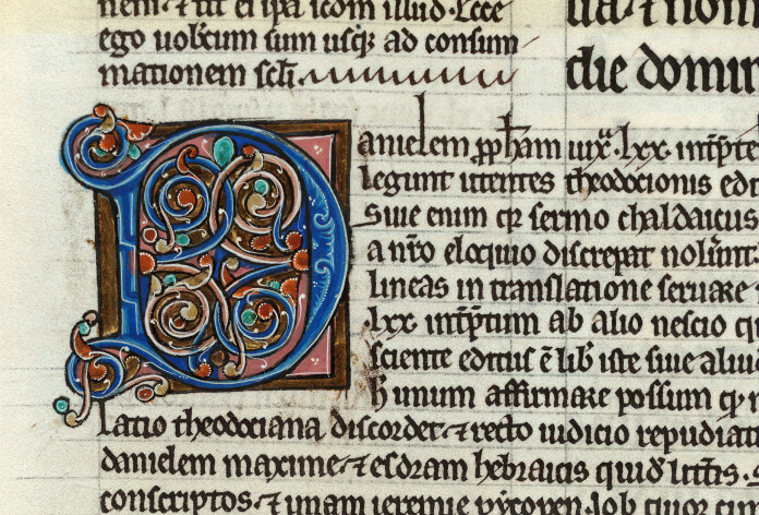 Bible glosée (partie de) - Initiale ornée_0