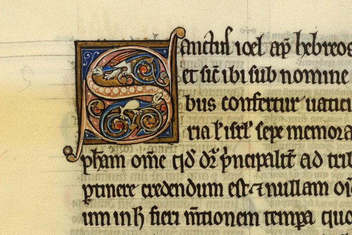 Bible glosée (partie de) - Hybrides zoomorphes