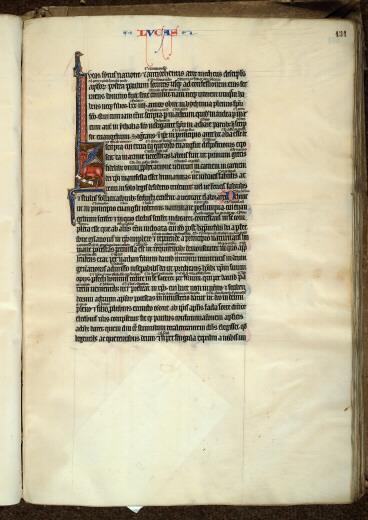 Bible glosée (partie de) - Boeuf de saint Luc_1