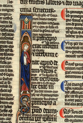 Bible glosée (partie de) - Saint Jean