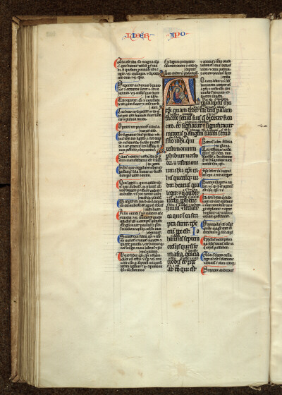 Bible glosée (partie de) - Saint Jean écrivant aux sept Eglises_1
