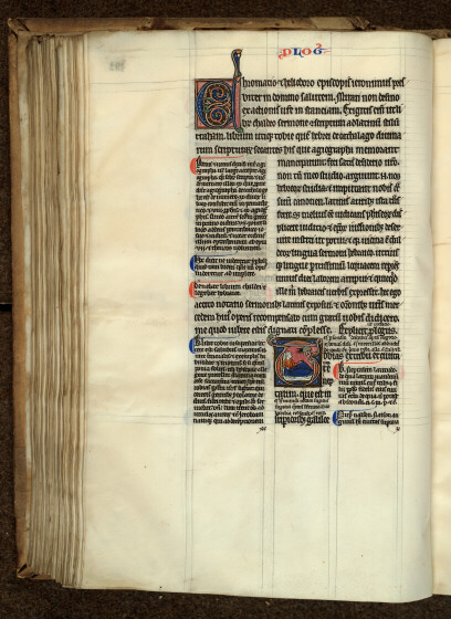 Bible glosée (partie de) - Tobit devenant aveugle_1