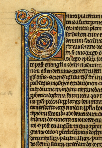 Bible glosée (partie de) - Initiale ornée_1