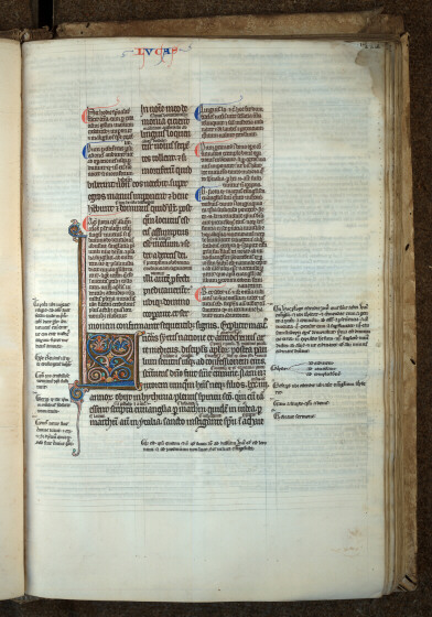Bible glosée (partie de) - Initiale ornée_0