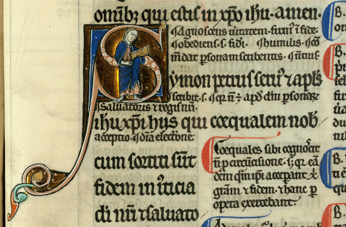 Bible glosée - Saint Pierre