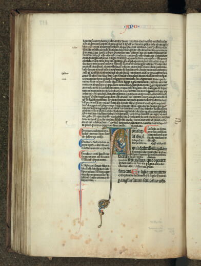 Bible glosée - Saint Jean écrivant aux sept Eglises_1