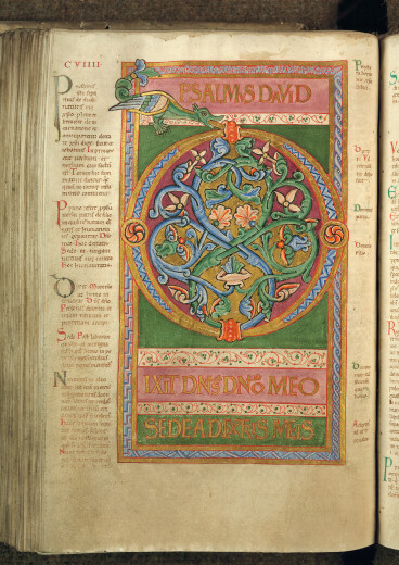 Bible glosée (partie de) - Initiale ornée