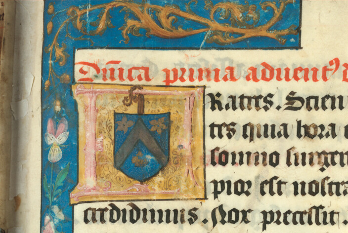 Epistolier à l'usage de l'abbaye Sainte-Rictrude de Marchiennes - Armes de Jacques Coëne_0
