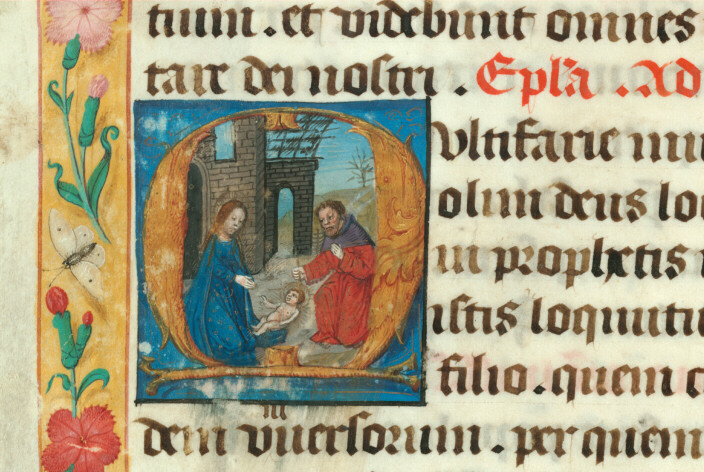 Epistolier à l'usage de l'abbaye Sainte-Rictrude de Marchiennes - Nativité