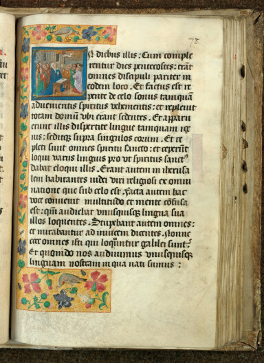 Epistolier à l'usage de l'abbaye Sainte-Rictrude de Marchiennes - Pentecôte_1