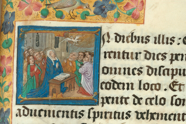 Epistolier à l'usage de l'abbaye Sainte-Rictrude de Marchiennes - Pentecôte