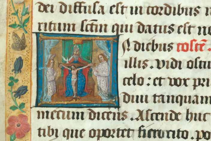 Epistolier à l'usage de l'abbaye Sainte-Rictrude de Marchiennes - Trône de grâce