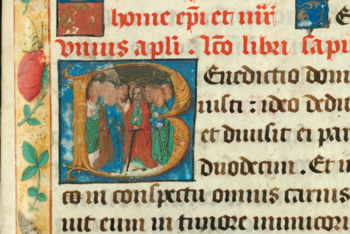 Epistolier à l'usage de l'abbaye Sainte-Rictrude de Marchiennes - Saints