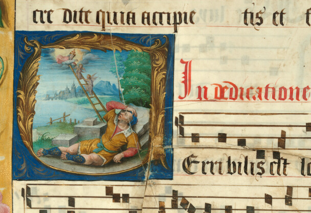 Graduel à l'usage de l'abbaye Sainte-Rictrude de Marchiennes - Songe de Jacob_0