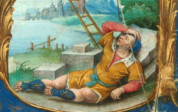 Graduel à l'usage de l'abbaye Sainte-Rictrude de Marchiennes - Songe de Jacob_1