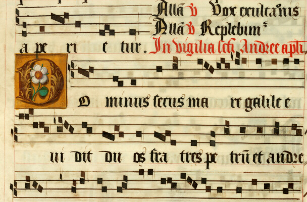 Graduel à l'usage de l'abbaye Sainte-Rictrude de Marchiennes - Fleur