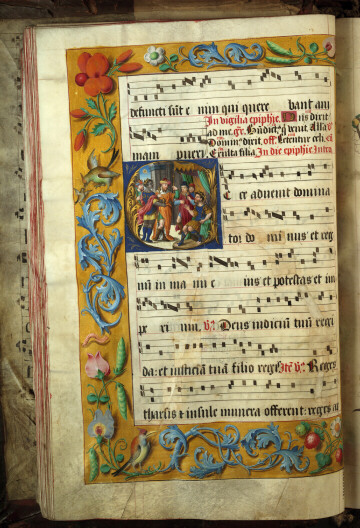 Graduel à l'usage de l'abbaye Sainte-Rictrude de Marchiennes - Visite des Mages à Hérode_3
