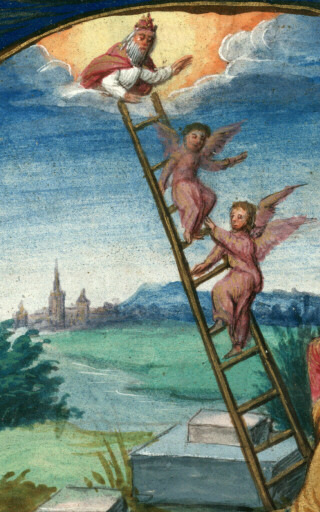 Antiphonaire à l'usage de l'abbaye Sainte-Rictrude de Marchiennes - Songe de Jacob_2