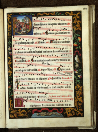 Antiphonaire à l'usage de l'abbaye Sainte-Rictrude de Marchiennes - Symboles de la mort_3
