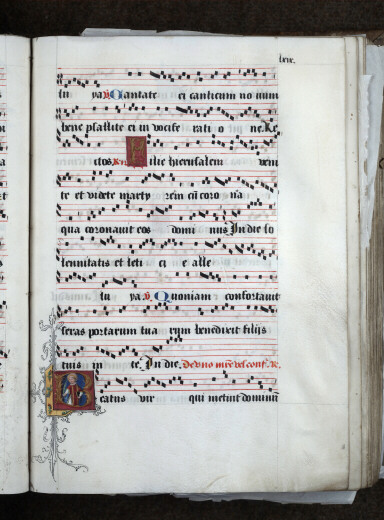 Antiphonaire à l'usage de l'abbaye Sainte-Rictrude de Marchiennes - Saint martyr_1