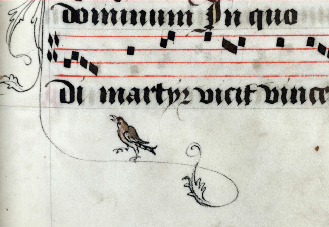 Antiphonaire à l'usage de l'abbaye Sainte-Rictrude de Marchiennes - Saint Vincent_1