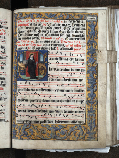 Antiphonaire à l'usage de l'abbaye Sainte-Rictrude de Marchiennes - Sainte Rictrude_1